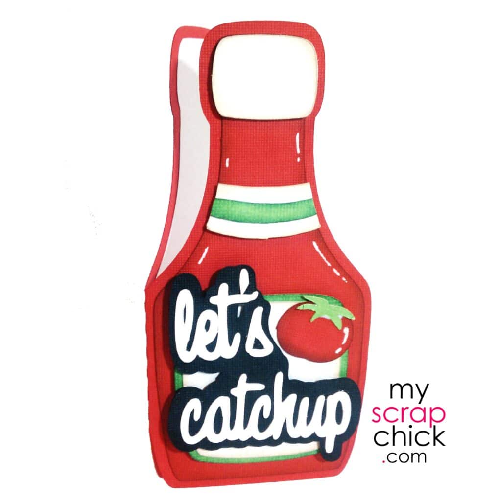Let's Catchup Catsup pun card