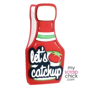 Let's Catchup Catsup pun card