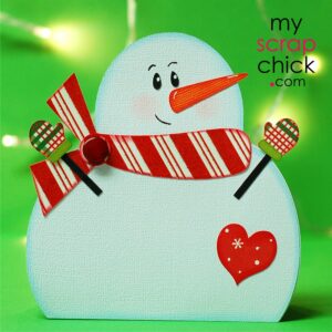Snowman Giftcard Holder SVG