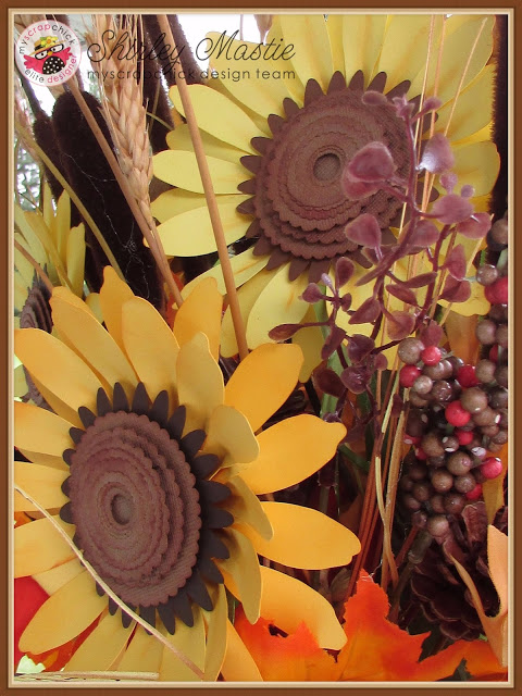 Freshen Up A Fall Arrangement with Big 3D Paper Sunflowers