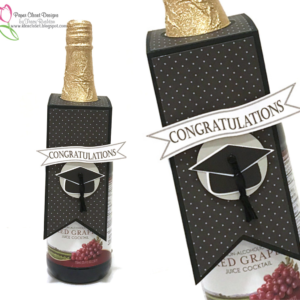 Graduation Tag for gift bottle