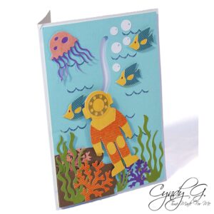 Deep Sea Penny Slider Card SVG