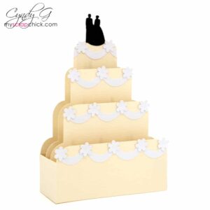 Wedding Cake Box Card