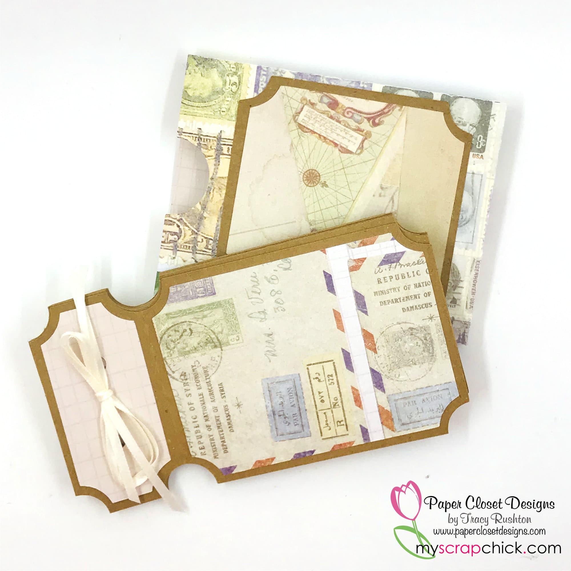 Ticket Pocket Book and Box, SVG, Cricut, Silhouette, DXF, GSD, Template