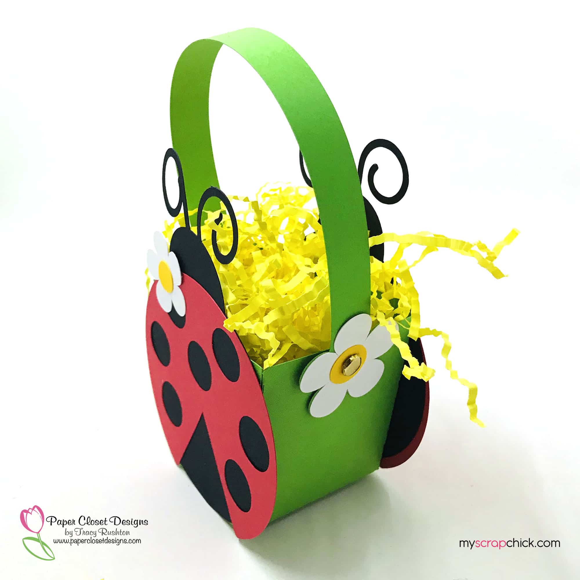 Ladybug Basket Flower