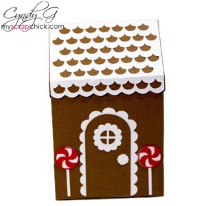 Gingerbread House Box SVG