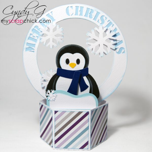 Penguin Pop Up Card SVG