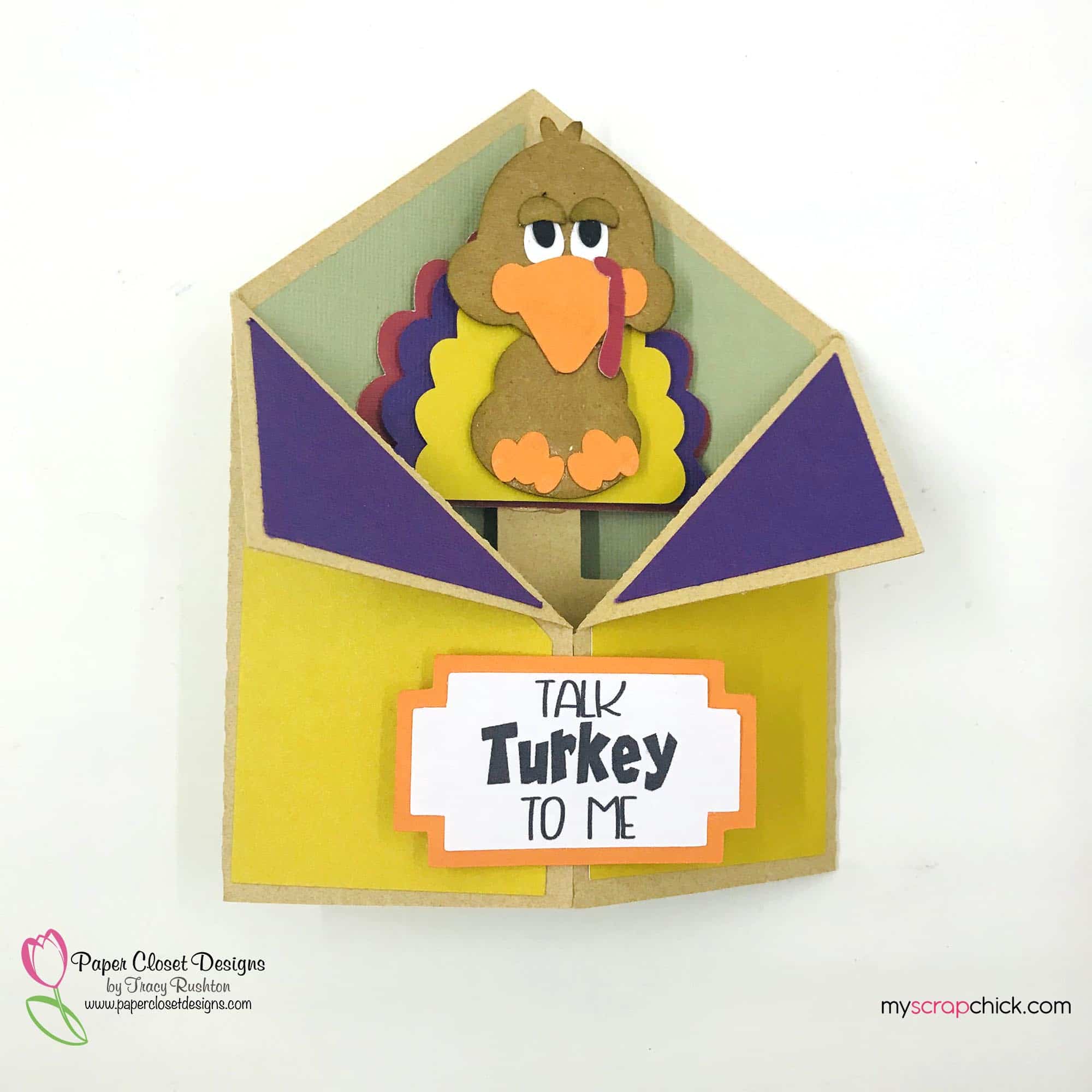 Turkey Flat Card