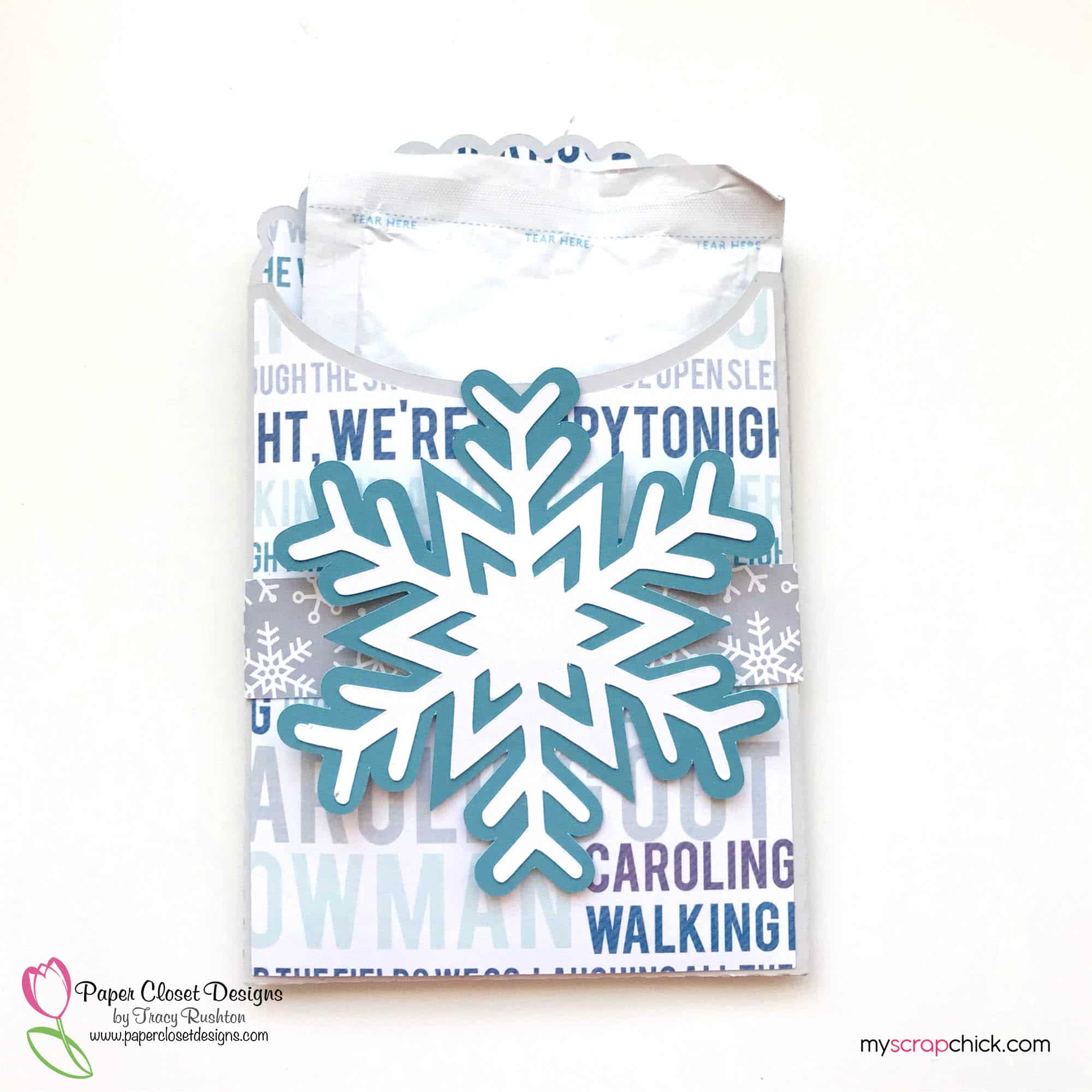 Envelope Bag Snowflake Filled