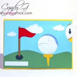 Golf Shutter Card SVG