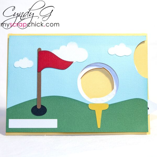 Golf Iris Shutter Card SVG