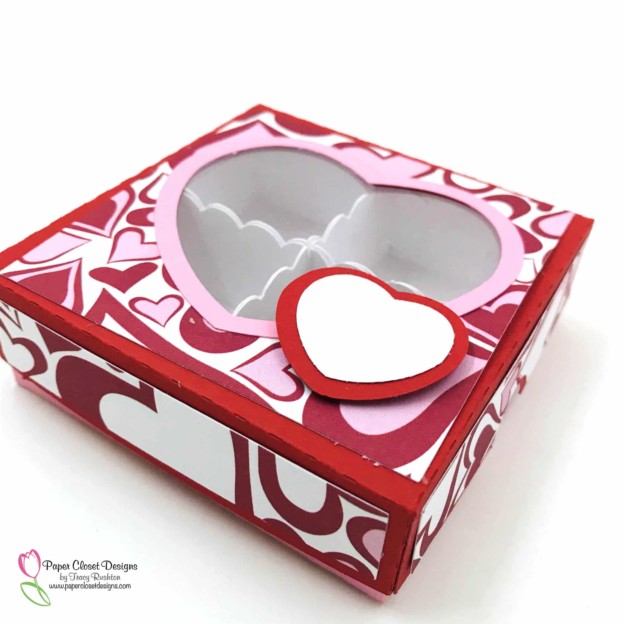 2x2 Heart Candy Box