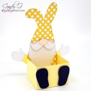 Gnome Bunny Belly Box SVG