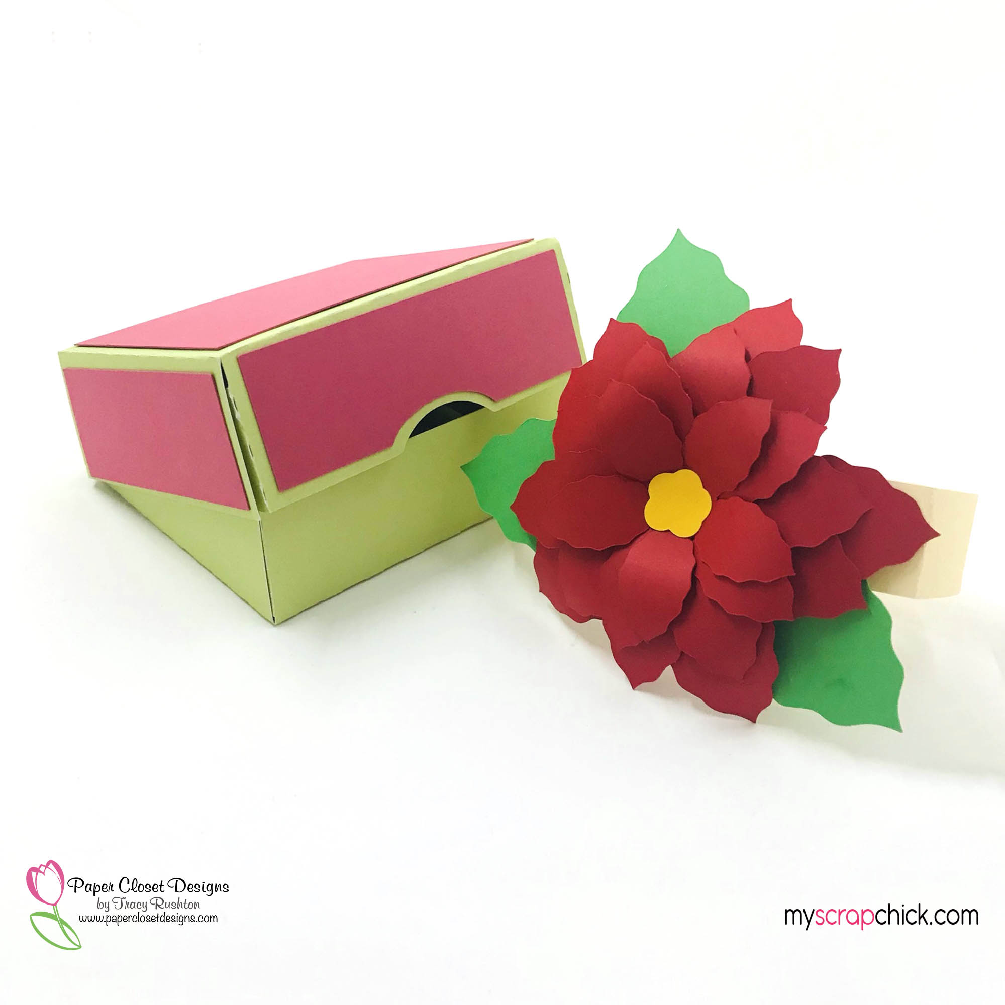 Poinsettia with HInged box 3