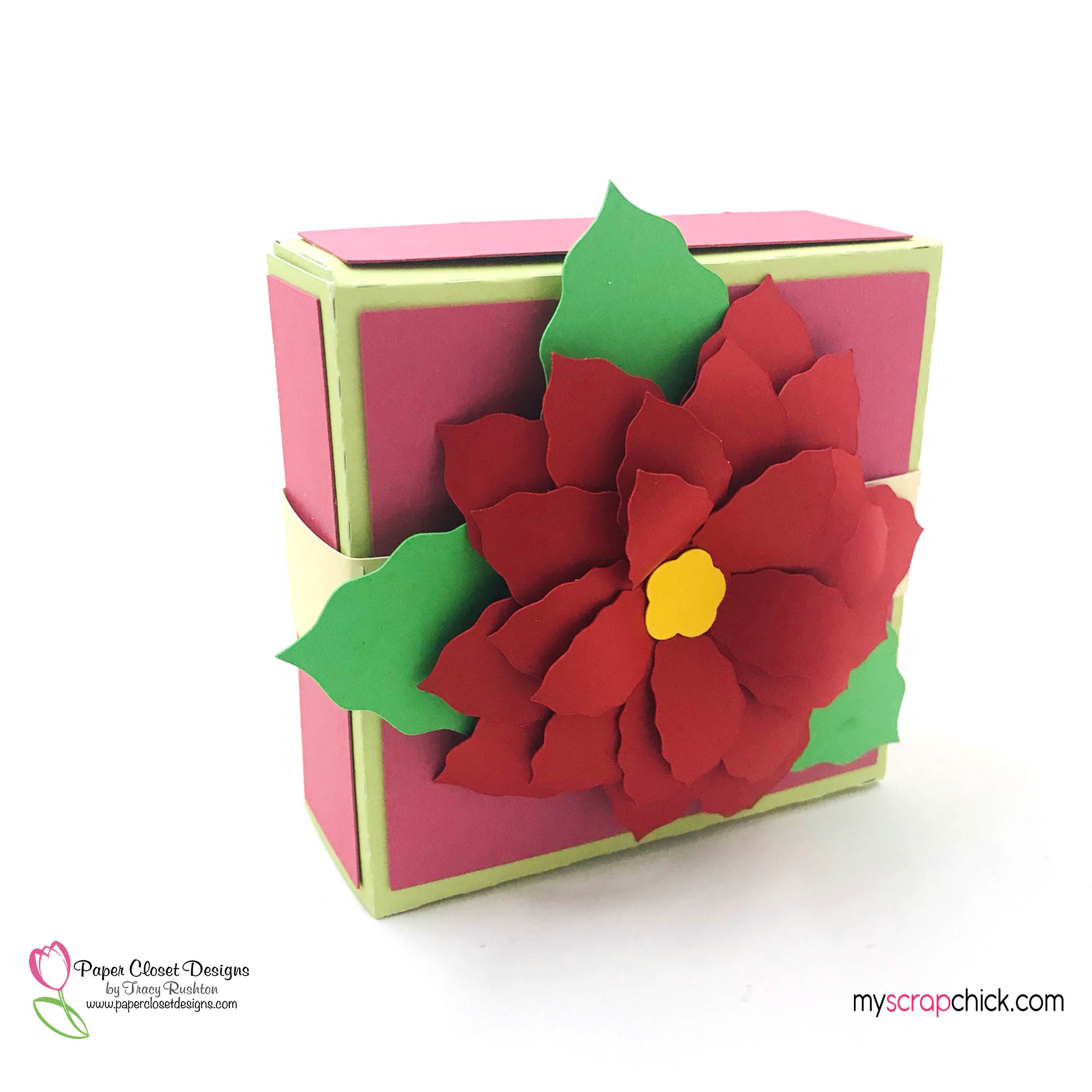 Poinsettia with Hinged Box 2