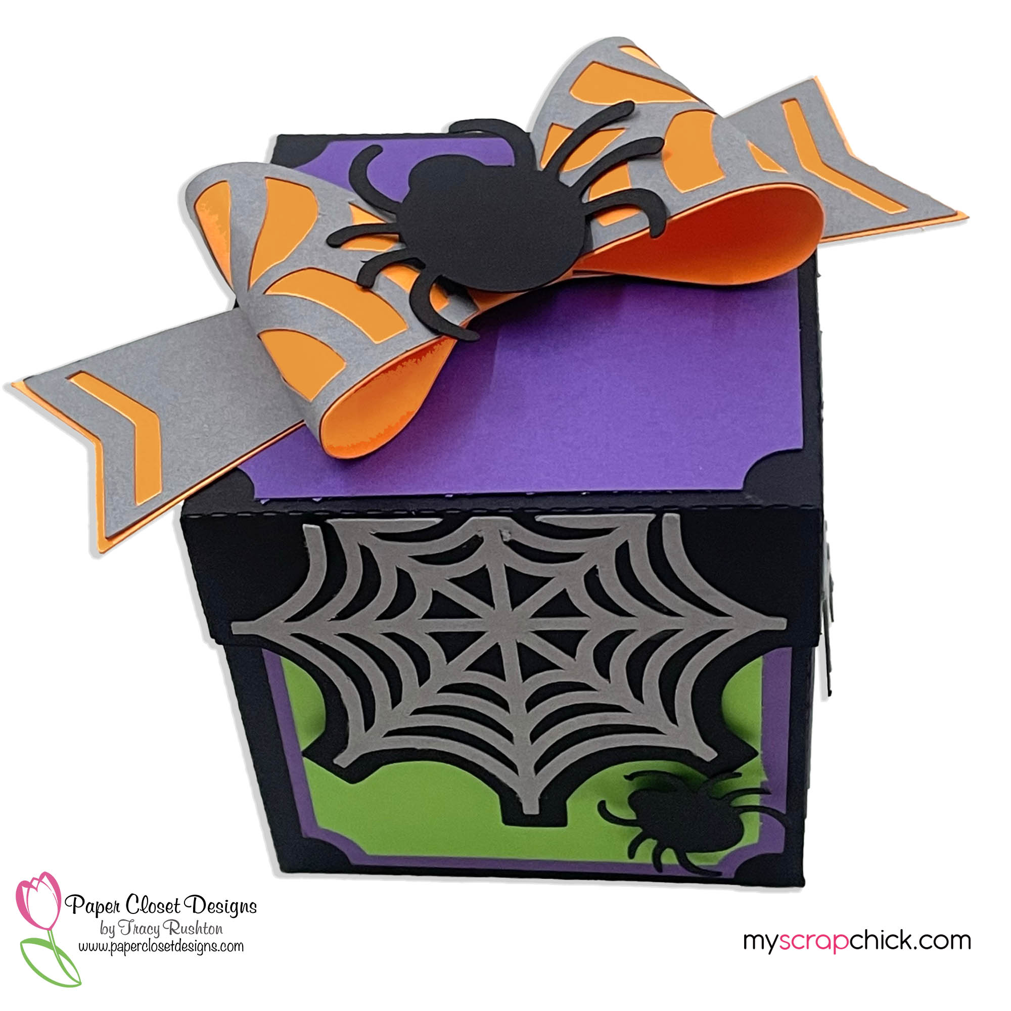 Halloween Box with 3D Bow