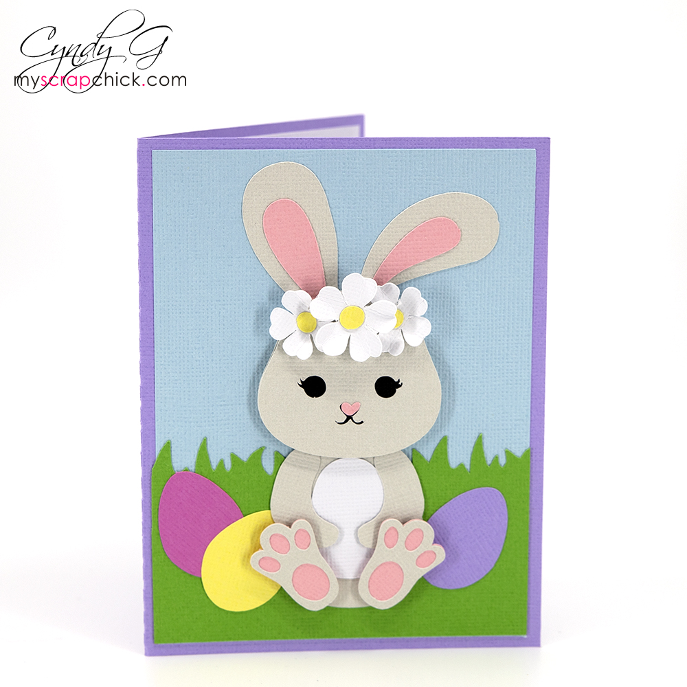 A2 Bunny Card SVG