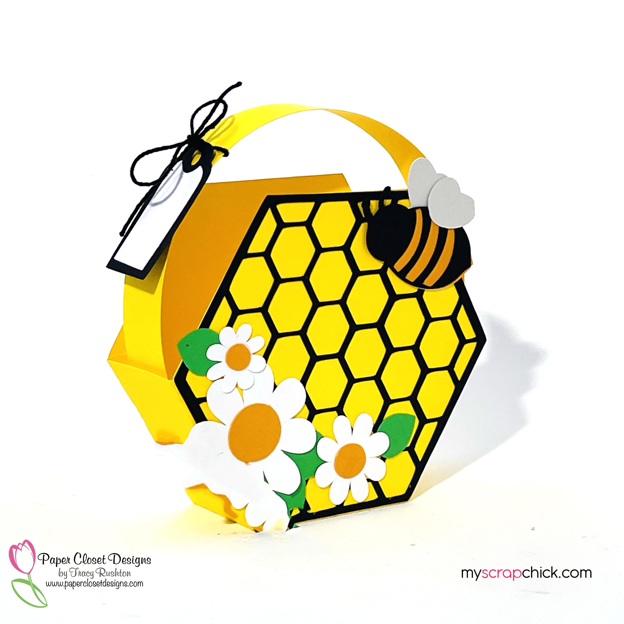 Honeycomb Basket WithTag