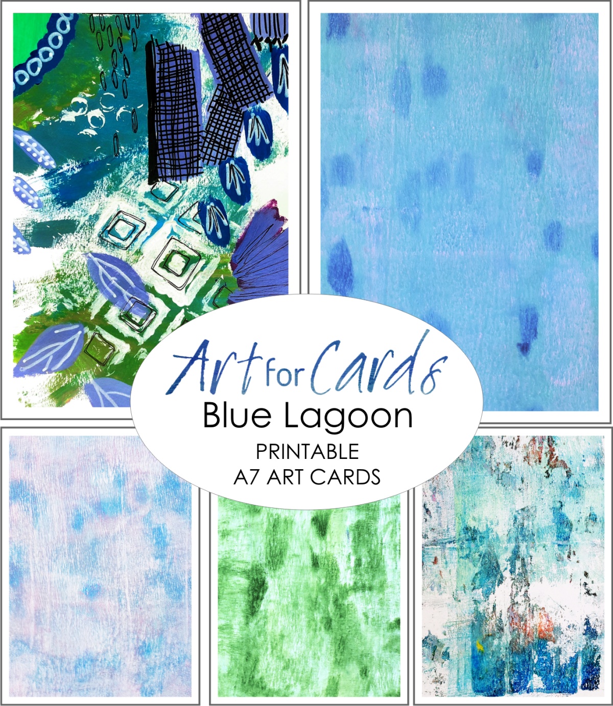 Blue Lagoon A7 Art Cards