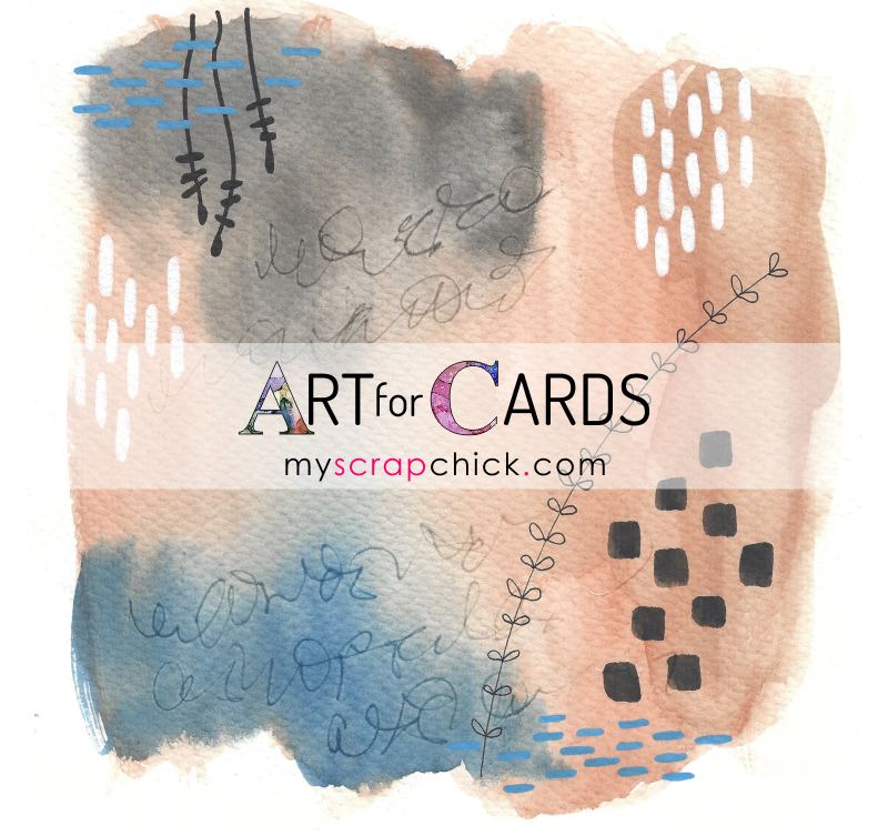 Art for Cards 8x8 printable background papers