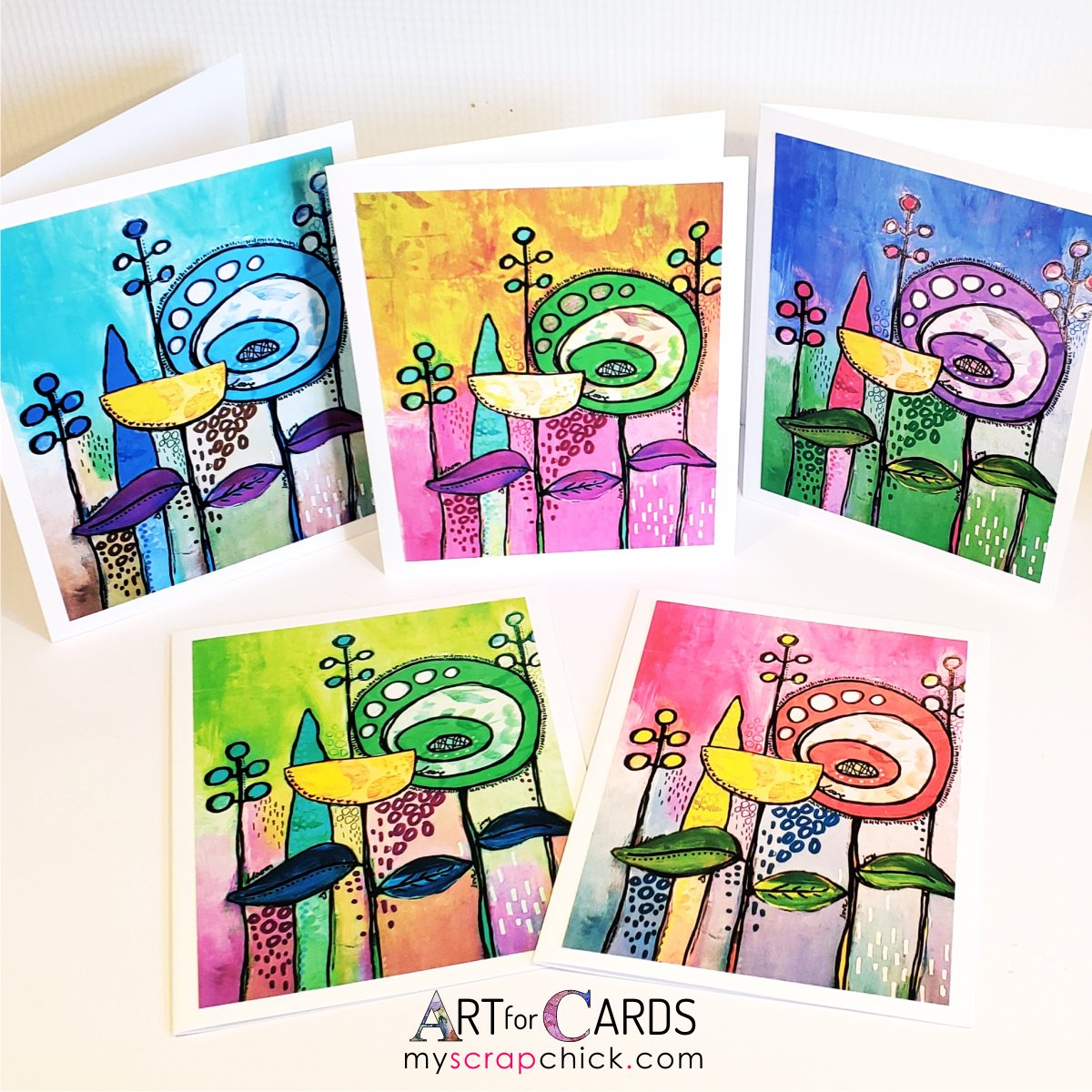 AFC-Shades Flowers Cards