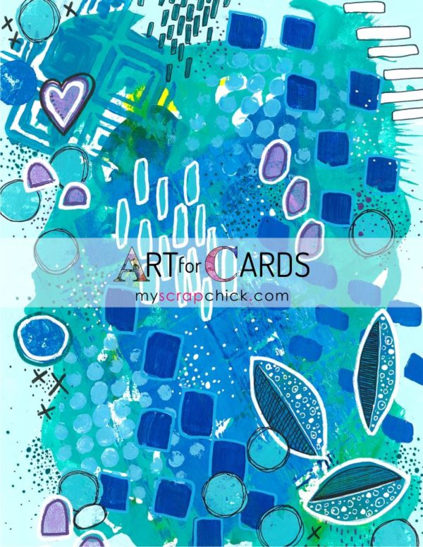 flower art cards printable papers pack for paper crafting