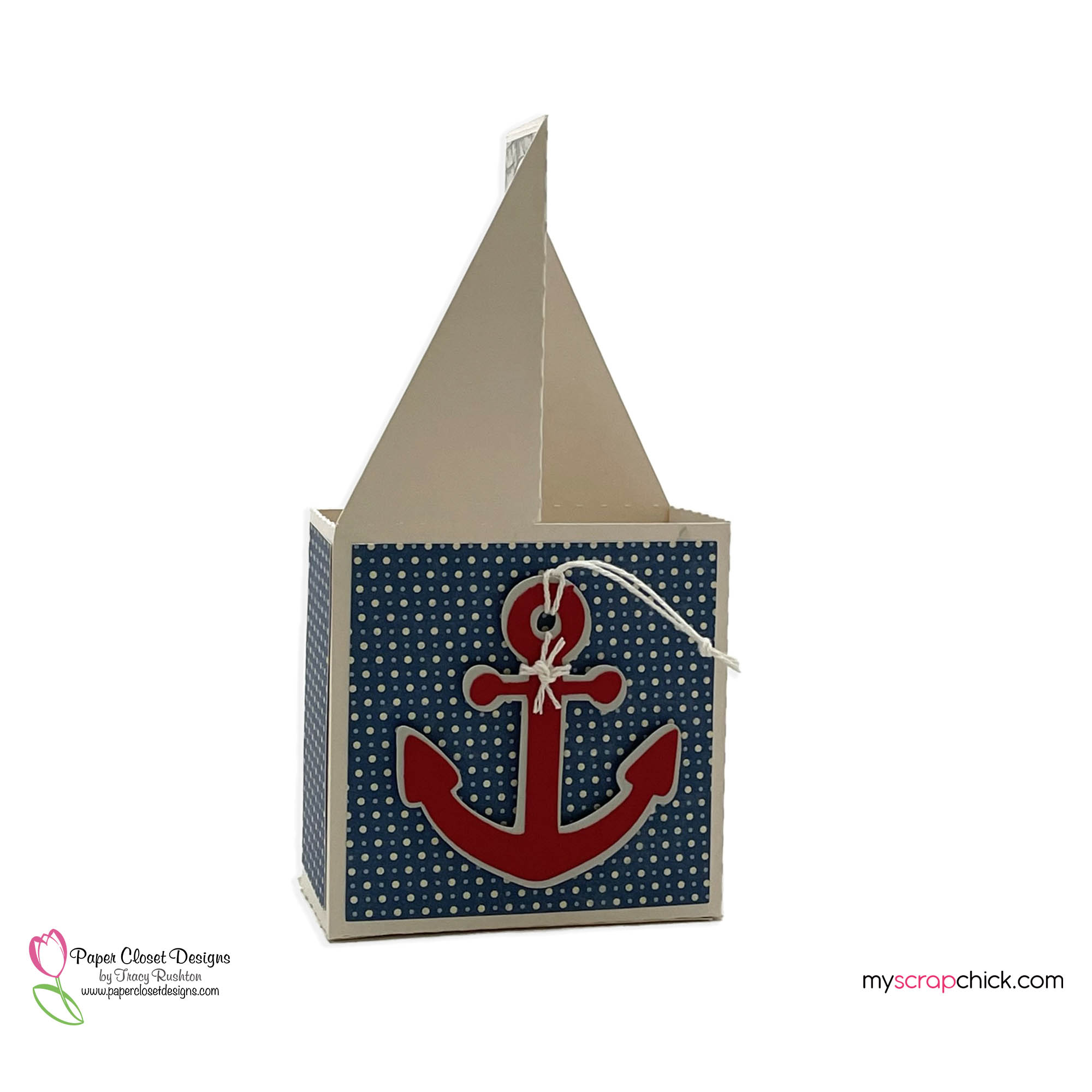 Anchor Small Tote svg cutting fle.