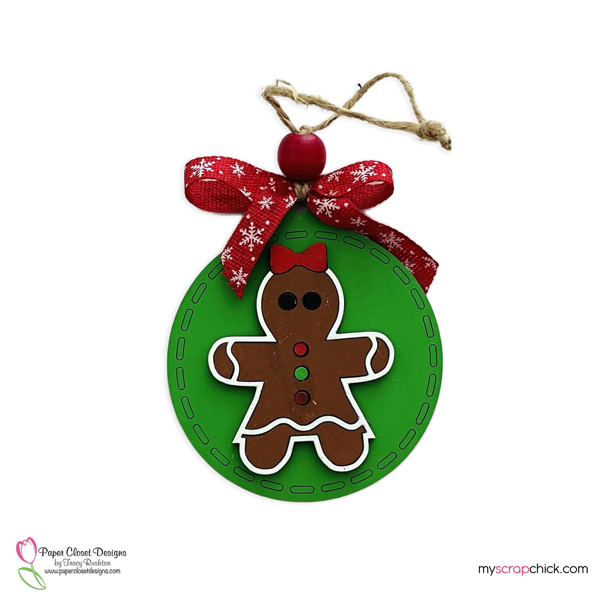 Gingerbread Women Christmas Ornament
