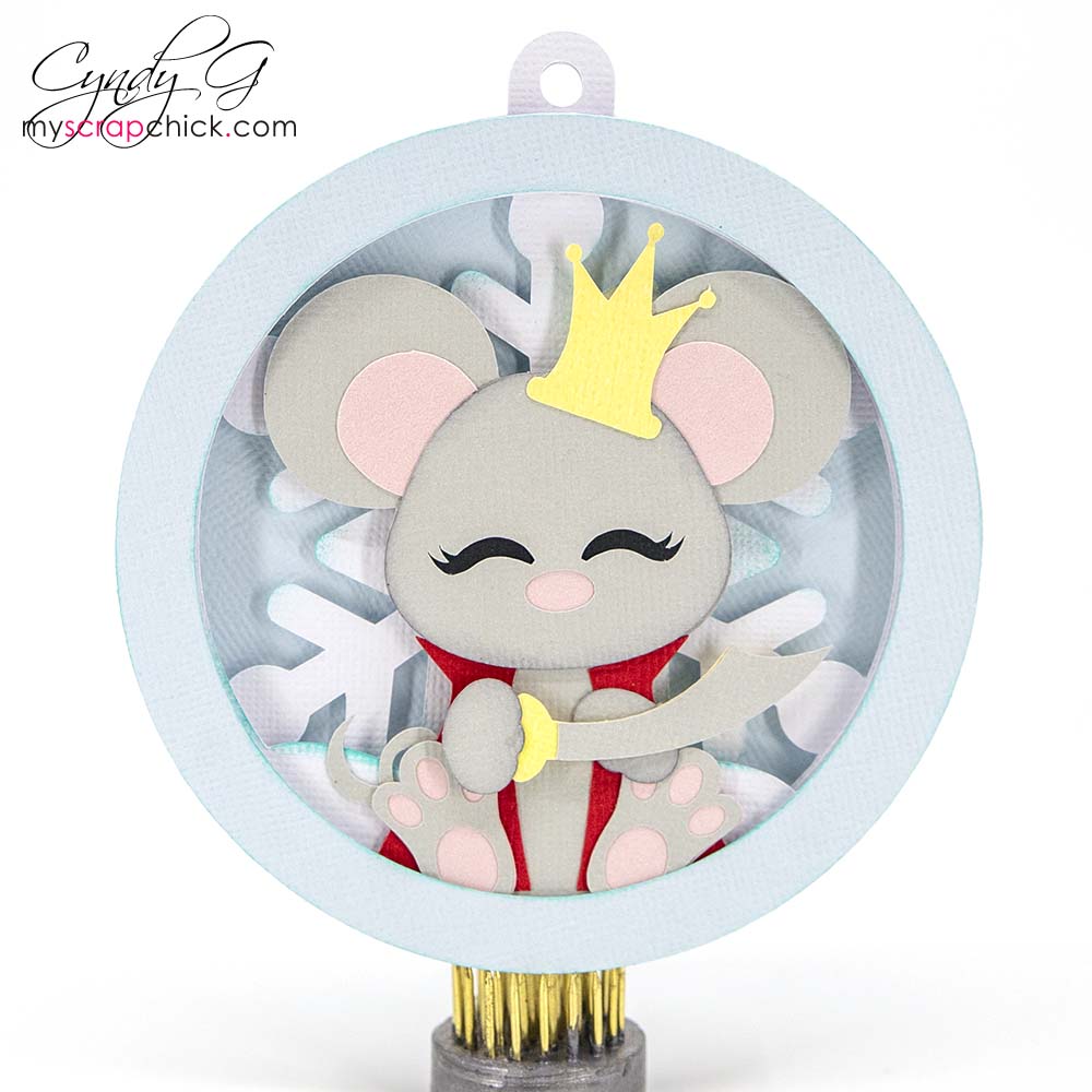Nutcracker Ornament Mouse King SVG