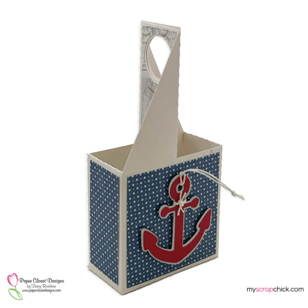 Small Tote with Anchor svg cutting file.