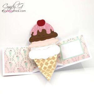 Ice Cream Twist and Pop Card SVG