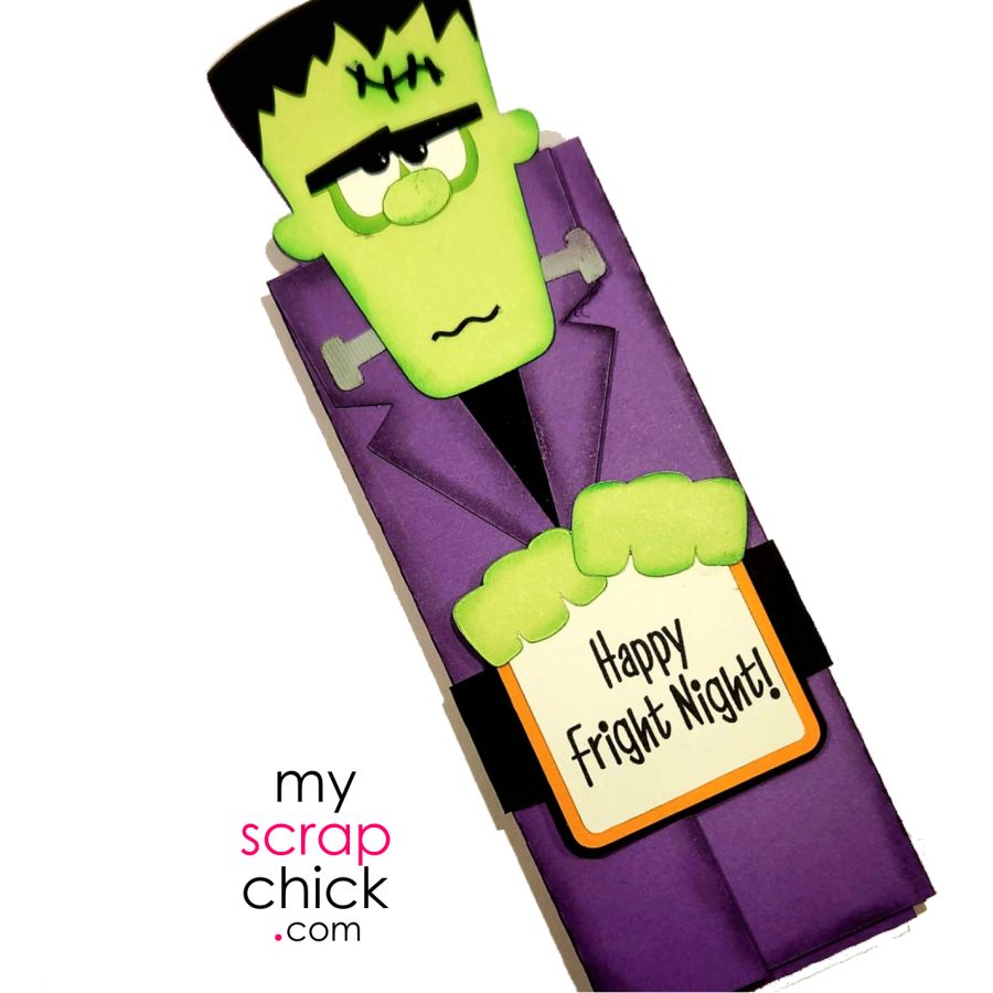 Frankenstein Candy Bar Wrap - My Scrap Chick