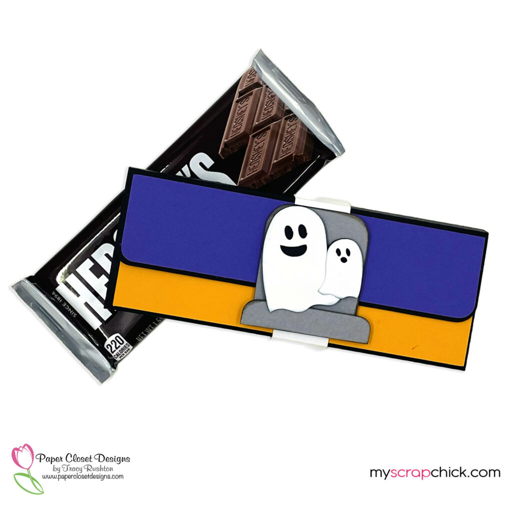 Ghost and Tombstone Candy Bar Envelope