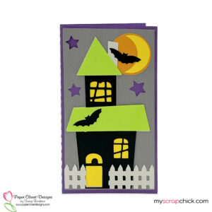 Haunted House Mini Slimline Card