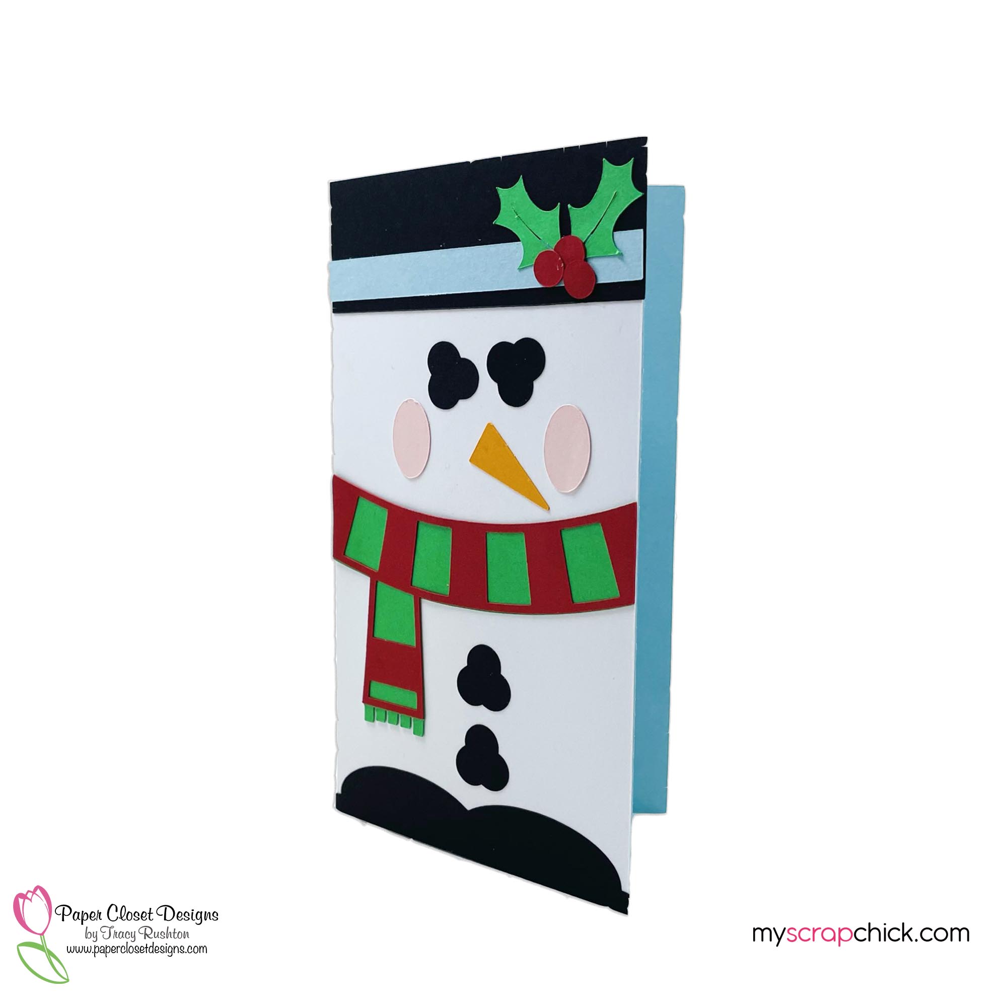 Christmas Snowman Mini Slimline Card