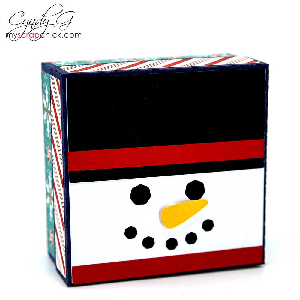 Snowman Gift Box SVG