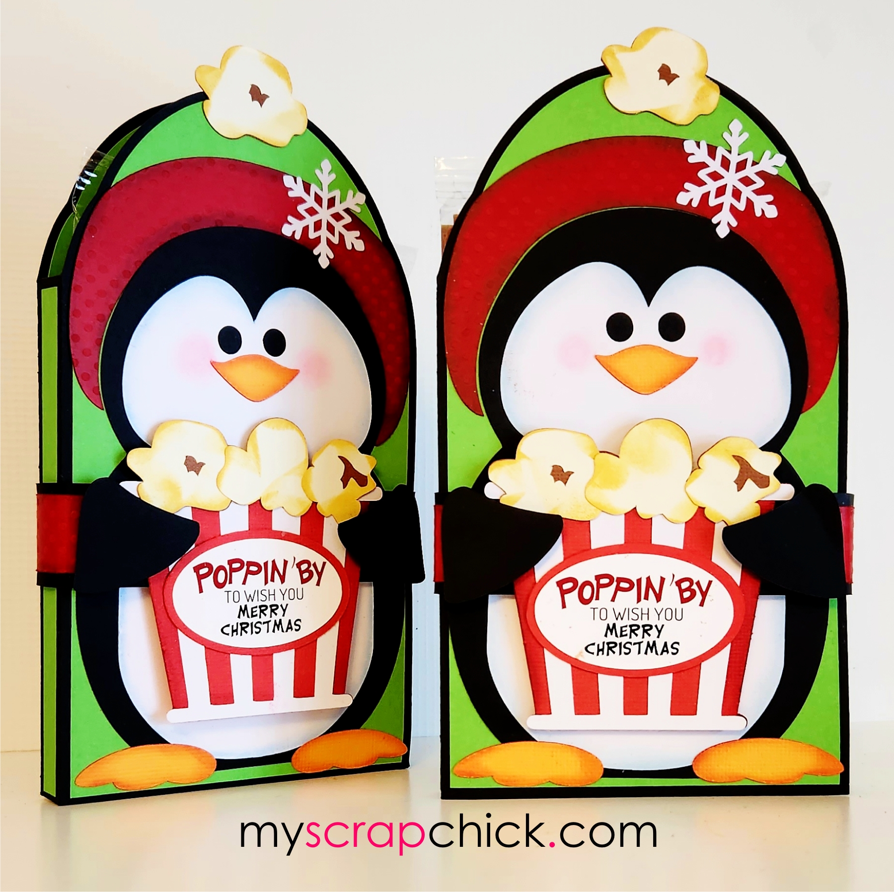penguin popcorn wrap svg