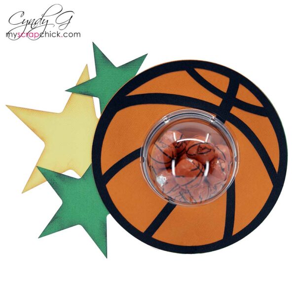 Basketball Candy Dome SVG
