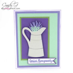 Lavender A2 Card SVG