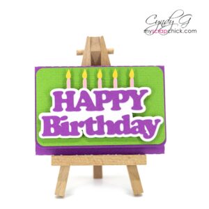 Birthday Gift Card Holder SVG