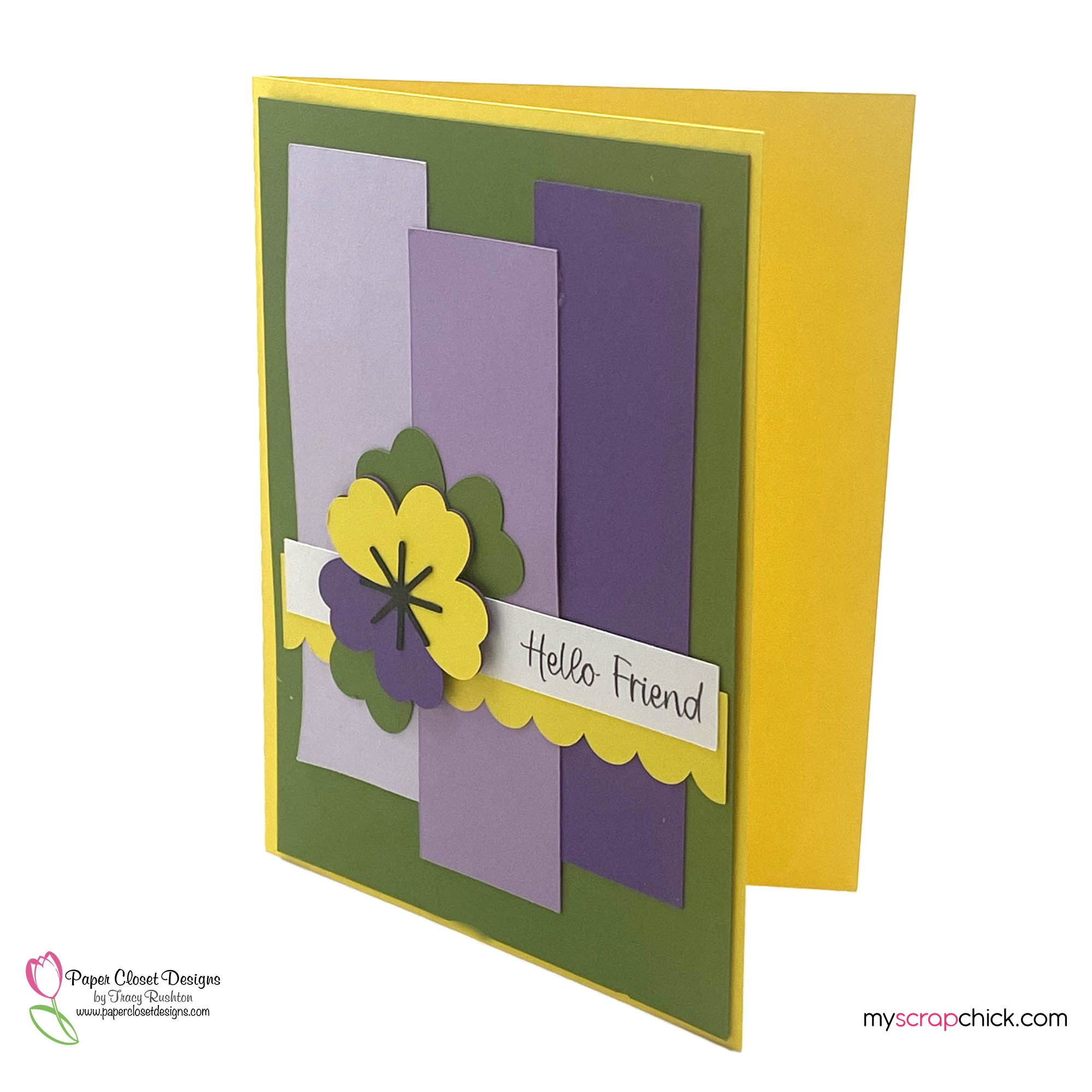 Friend Pansy Card 2