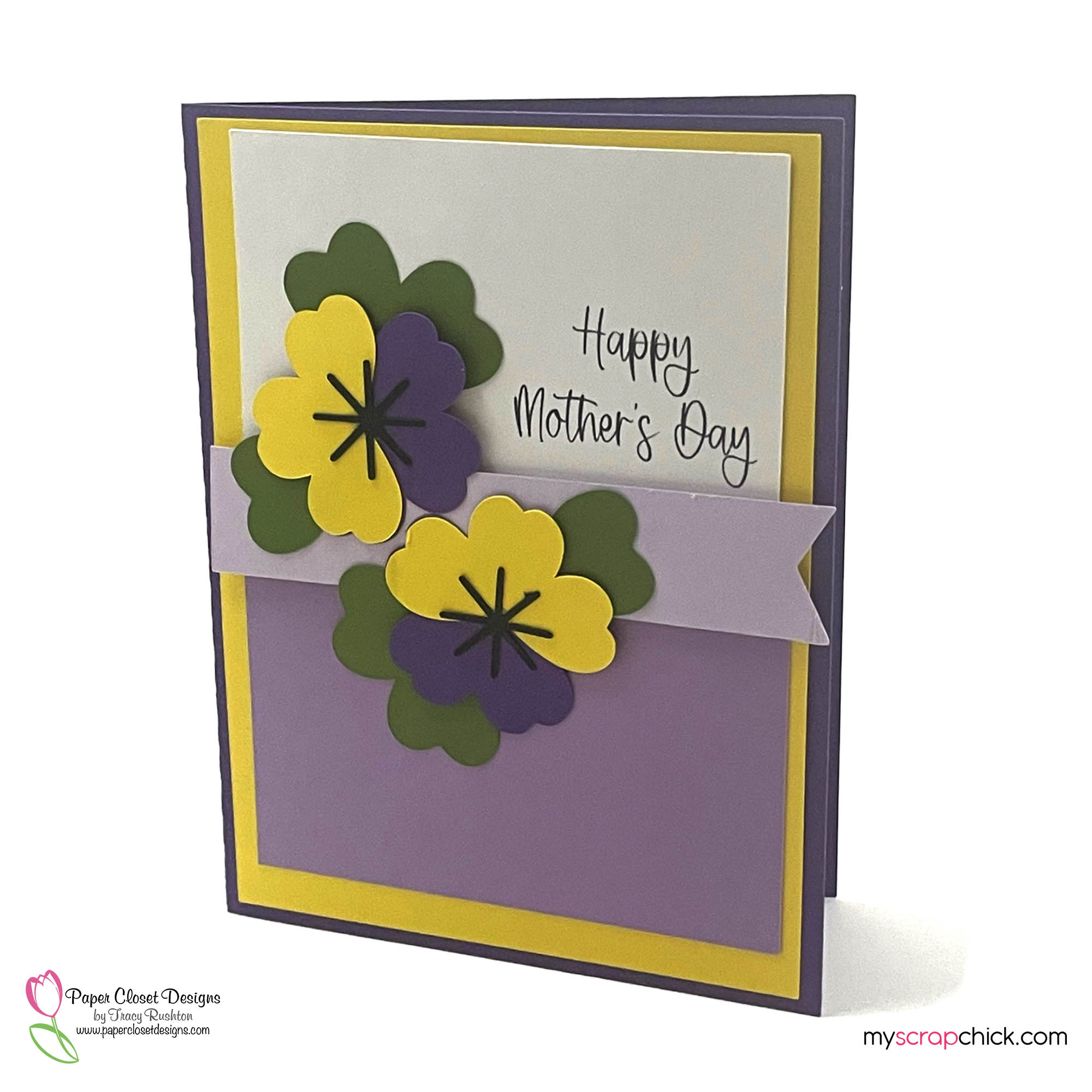 Mother Pansy Card 2
