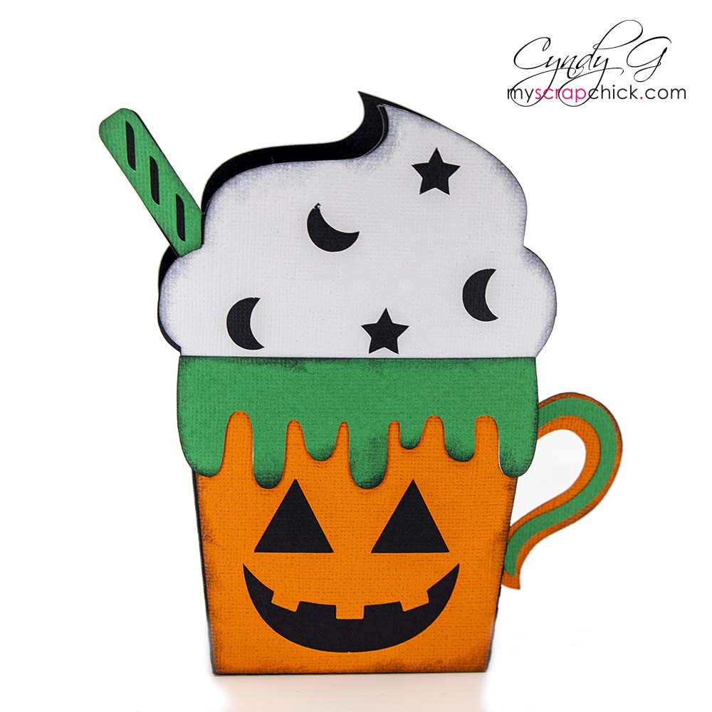 Pumpkin Mug Gift Box SVG - My Scrap Chick