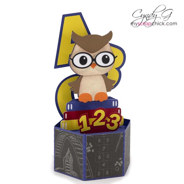 Owl Pop Up Card SVG