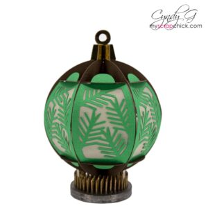 3D Pine Ornament SVG